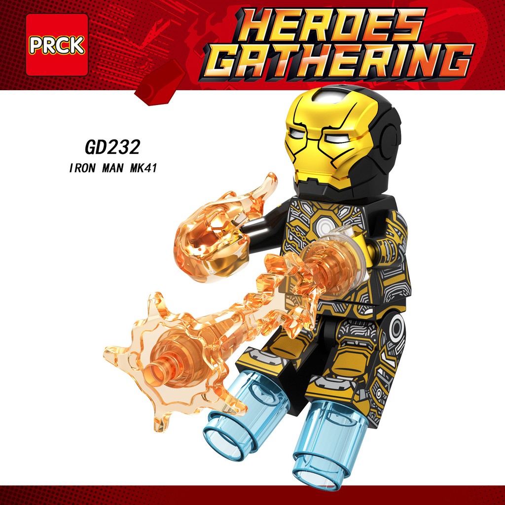 Minifigures Các Mẫu Nhân Vật Ironman Mark85 Mark 50 - Lắp Ráp Nhân Vật Người Sắt MK85 MK50