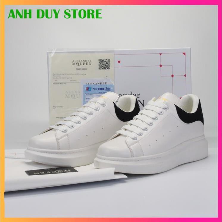 🔥Giày thể thao sneaker🔥 MCQ trắng gót đen full box cao cấp | BigBuy360 - bigbuy360.vn