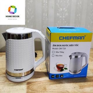Ấm siêu tốc 2 lớp cách điện Chefman CM-720 - 2 lít-HOME DECOR