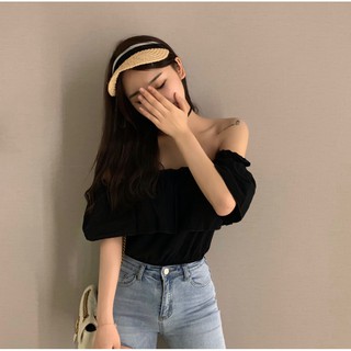 Áo Quây Croptop Trễ Vai