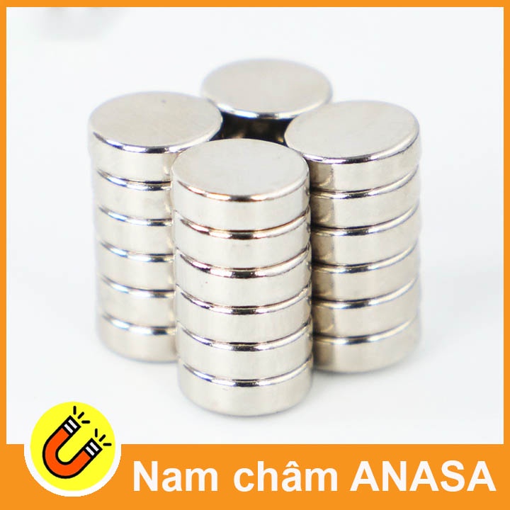 Nam châm đất hiếm viên tròn 15x5mm tính từ mạnh