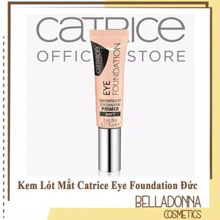 Kem Lót Mắt Catrice Eye Foundation Waterpro of Eyeshadow Primer Matt 8ml #010 As Strong As You Are