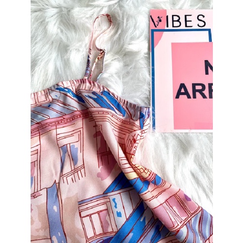 VIBES Đồ Bộ 2 Dây Mặc Nhà Homie Straps Set