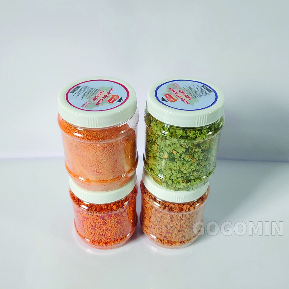 Mix 4 Loại Muối Tây Ninh - Trộn Bánh Tráng - Chấm Trái Cây