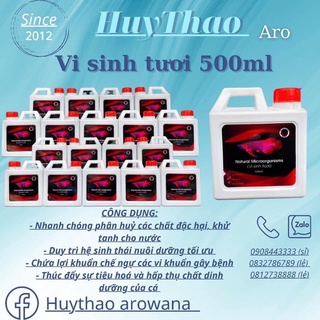 Vi Sinh Tươi Bể Cá Natural Microorganisms Chai 500ml
