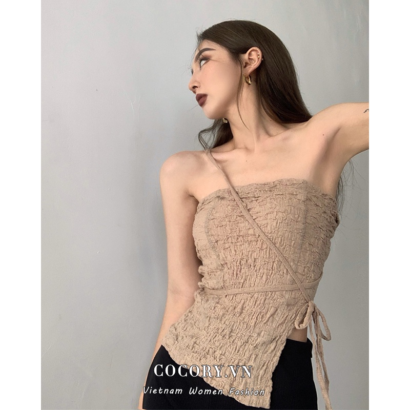 Cocory vn Áo Ống Ôm Dáng Dễ Phối Đồ Thời Trang Cho Nữ