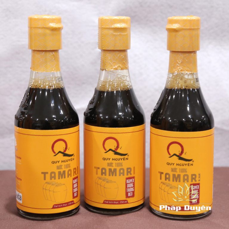 Thực Phẩm Chay - Nước Tương Chay Tamari Quy Nguyên, Chai 250ml