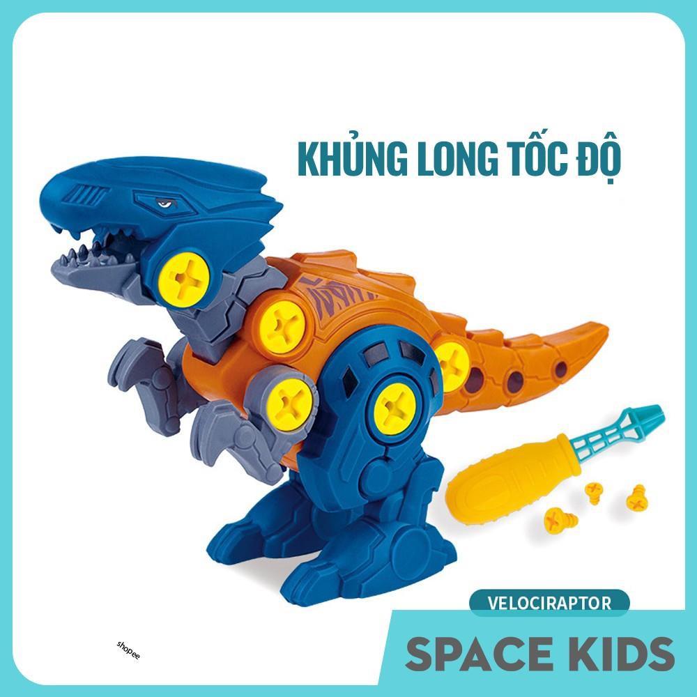 ♥ Đồ chơi trứng khủng long Tốc độ, mô hình khủng long tự lắp ghép Space Kids cho bé ♥