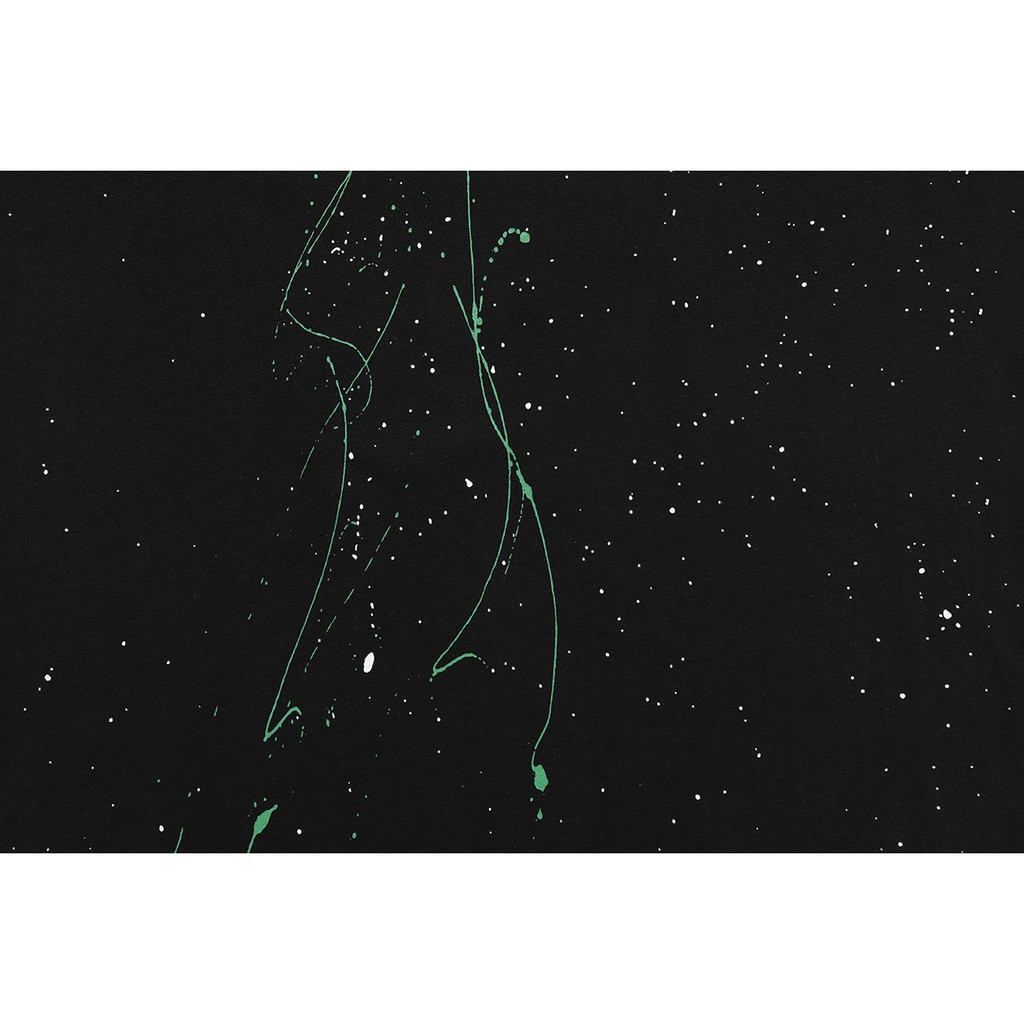 FEAR OF GOD FOG Duplex ESSENTIALS splash ink letter graffiti loose high street trend short-sleeved T-shirt