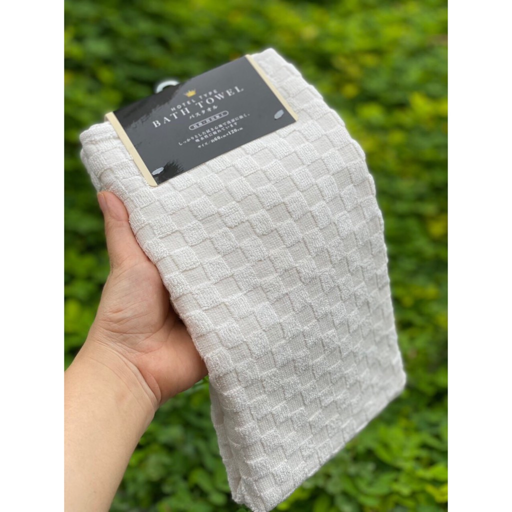 Khăn tắm 60*120cm Cotton 100% siêu cao cấp Nhật Bản