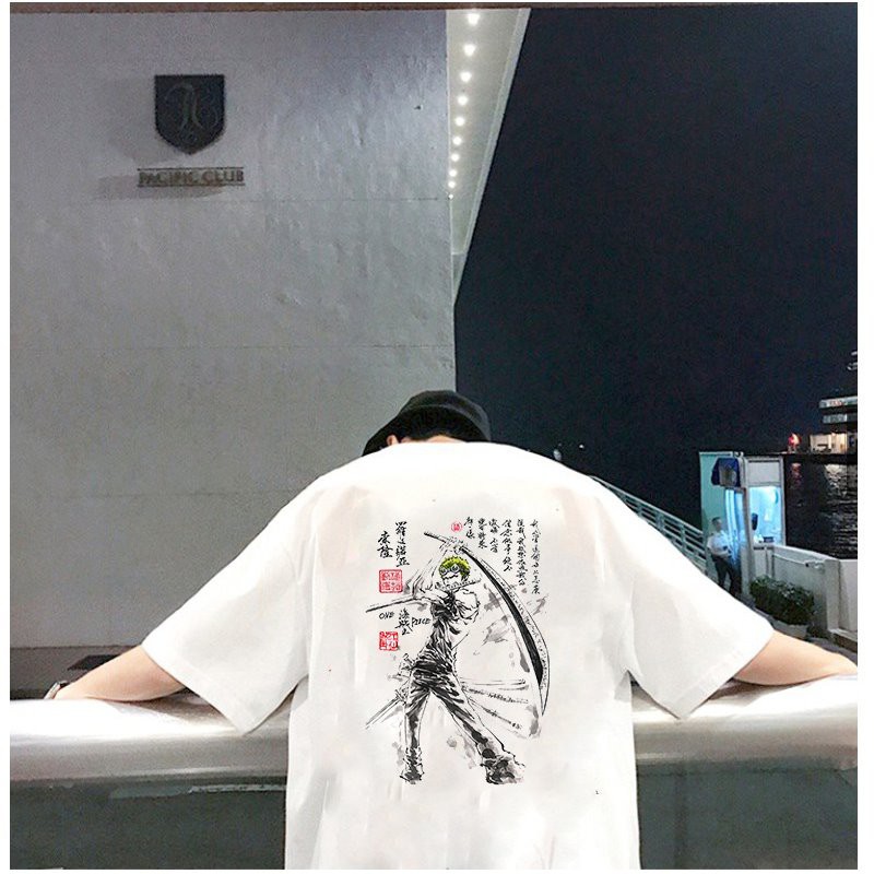 Áo thun unisex form rộng phong cách Nhật Bản đẹp độc lạ vải dày mịn 2019T1648
