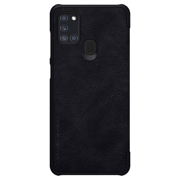Bao da Nillkin Qin cho Galaxy A21S Chính Hãng - Có ngăn để thẻ