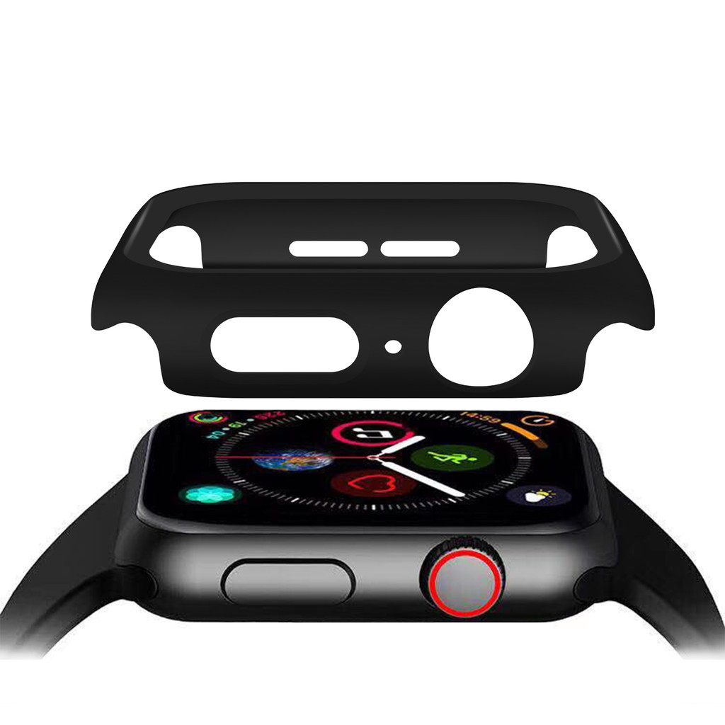 Ốp Khung Kính Cường Lực Bảo Vệ Màn Hình Đồng Hồ Apple Watch Series 6 / 5 / 4 / 3 / 2 / 1 / Se Iwatch 38mm 40mm 42mm 44mm