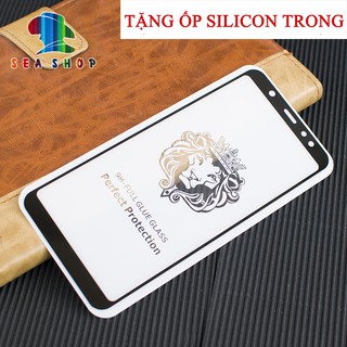 [TẶNG ỐP TRONG SUỐT] Cường lực 9D Samsung A6 Plus - A605 full màn hình - Trong suốt - Cảm ứng mượt mà