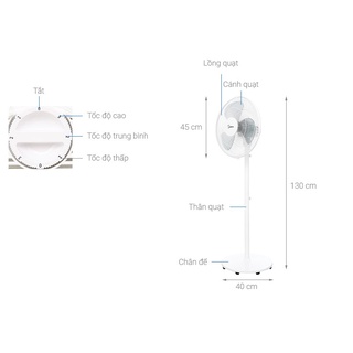 Quạt điện Midea FS40-18C