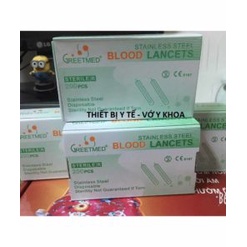 5 cây kim Blood Lancets vô trùng nặn mụn, lấy máu cao cấp