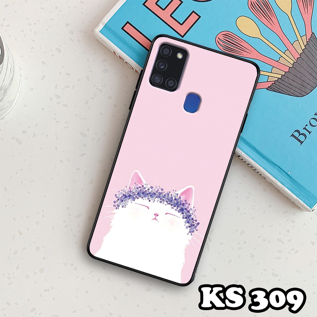 Ốp lưng Samsung A21s - Samsung A21 - Ốp in hình LoveCat - Chất liệu TPU siêu bền