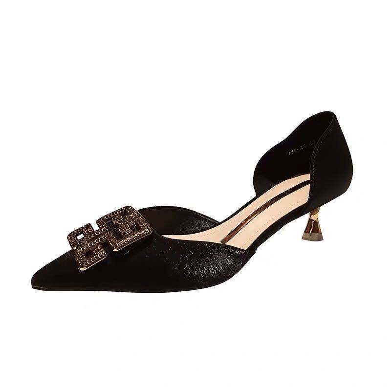 Giày cao gót 5cm mũi nhọn thiết kế mới thời trang dành cho nữ