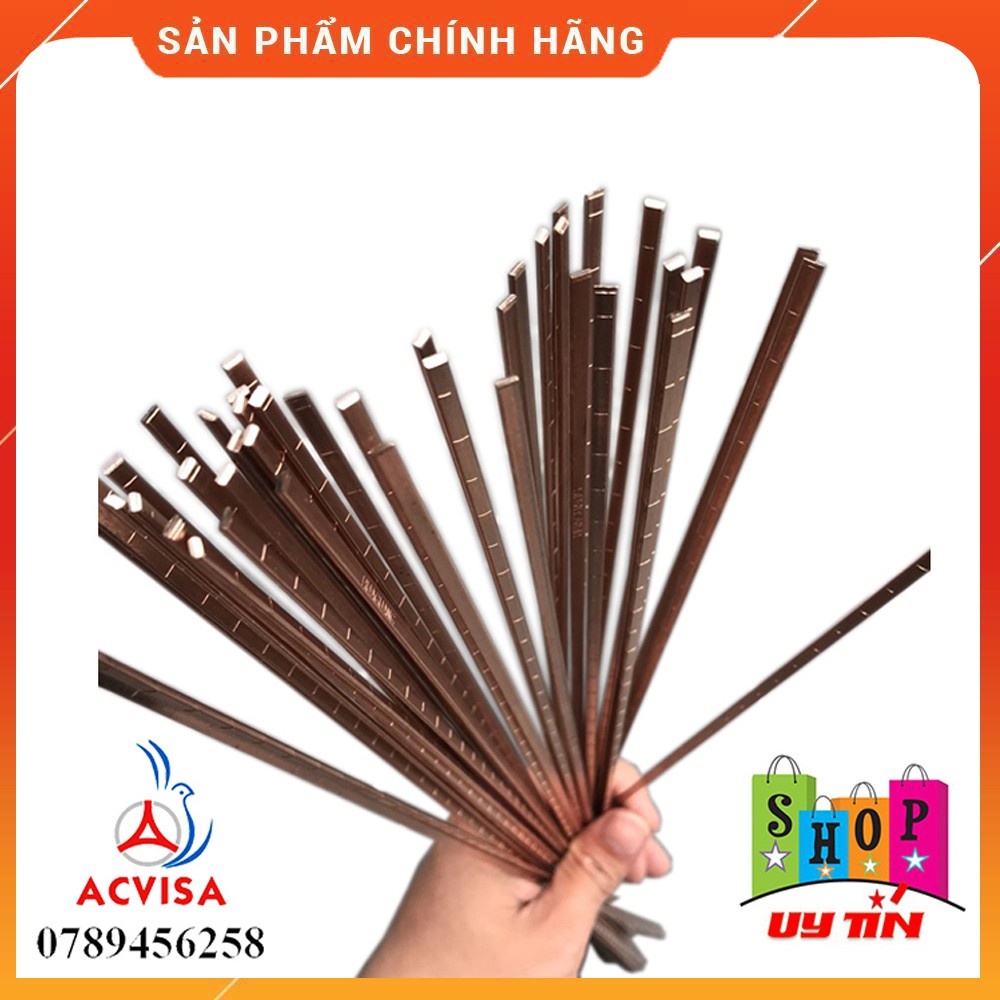 Combo 10 Que Hàn Đồng Trung Quốc - Que hàn Mỹ dẹt - Que hàn đồng vàng tròn ( chọn đúng loại) - HÀNG ĐẸP - GIÁ TỐT