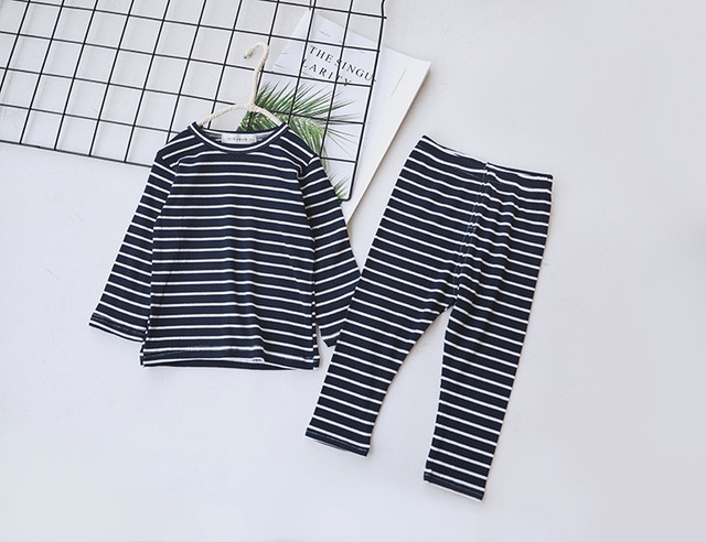 Bộ dài tay cho bé 8-18kg 🌈Bộ thu đông cho bé kẻ ngang chất cotton cực xinh