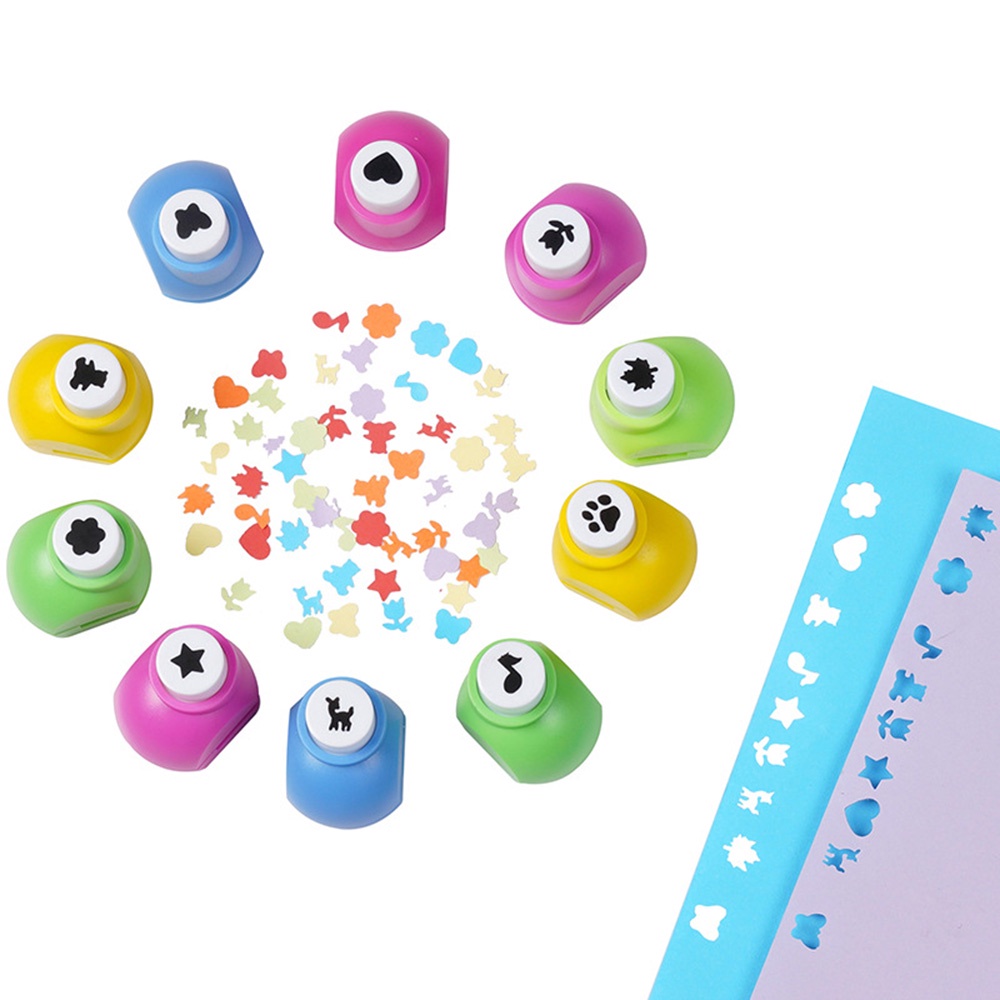 Dập Bấm Lỗ Giấy Thủ Công Mini Cho Bé 8-10mm