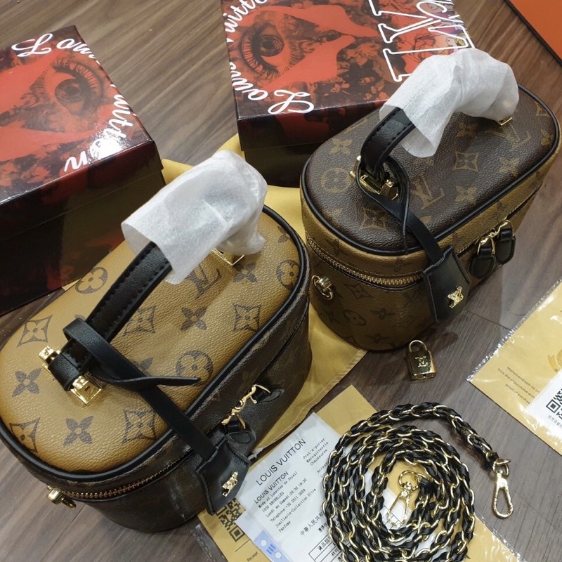 Túi nữ quai xách đeo chéo dáng cốp VANITY   FULLBOX