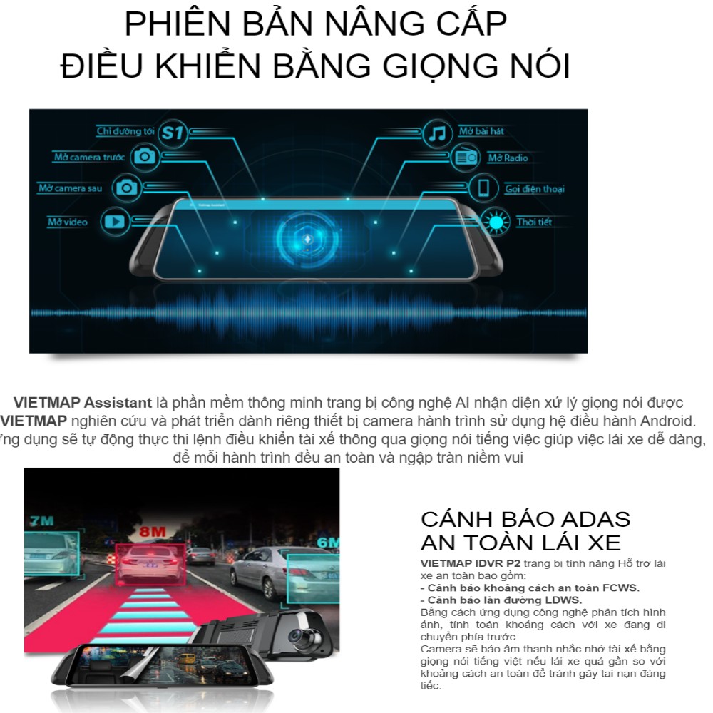 [Miễn Phí Lắp Đặt] Camera Hành Trình Vietmap iDVR P2 | BigBuy360 - bigbuy360.vn