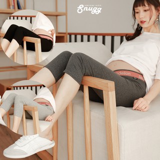 Quần legging bầu dáng lỡ cotton hè Dandelion