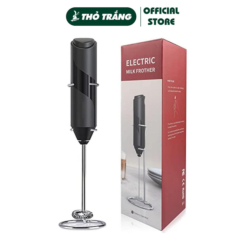 Máy tạo bọt cafe, máy đánh trứng mini cầm tay Foamer, usb, dây sạc điện