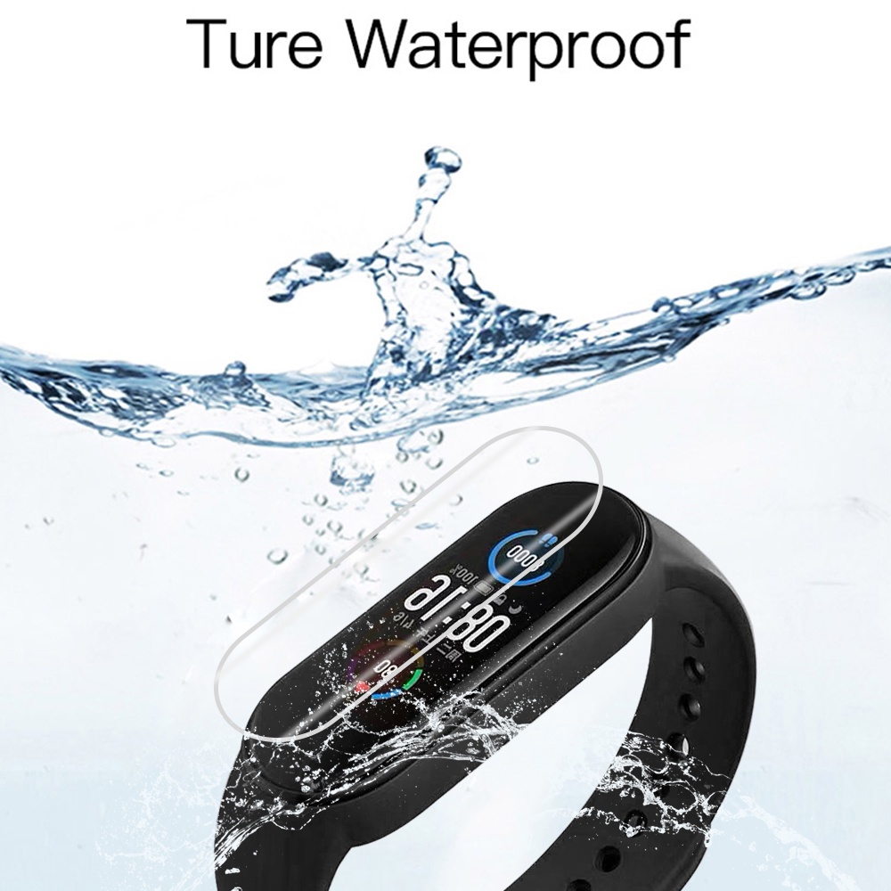Miếng Dán Bảo Vệ Màn Hình Bằng TPU Hydrogel Mềm Cho Xiaomi Mi band 6 5 4 3 Mi band 6 5
