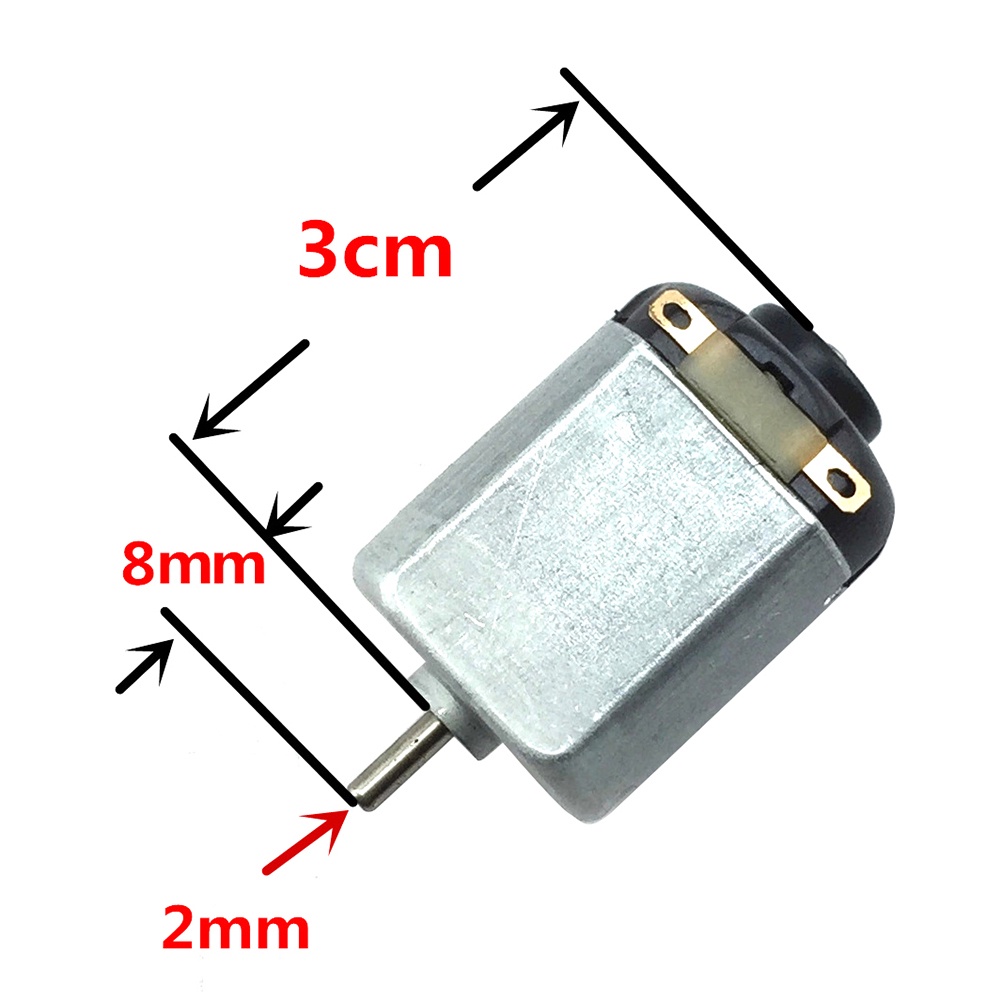 Động Cơ Micro DC Tốc Độ Cao 3V 1.8W 14500RPM Cho Xe Ô Tô Đồ Chơi Thông Minh