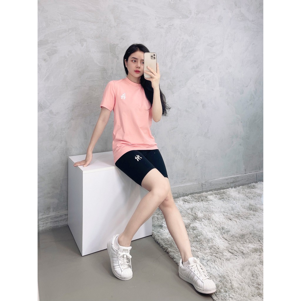 (HÀNG XUẤT XỊN) Áo hồng cam 1837 MEGABEAR L..A DOGERS TEE Made in V/N full tag code  Size XS S M L