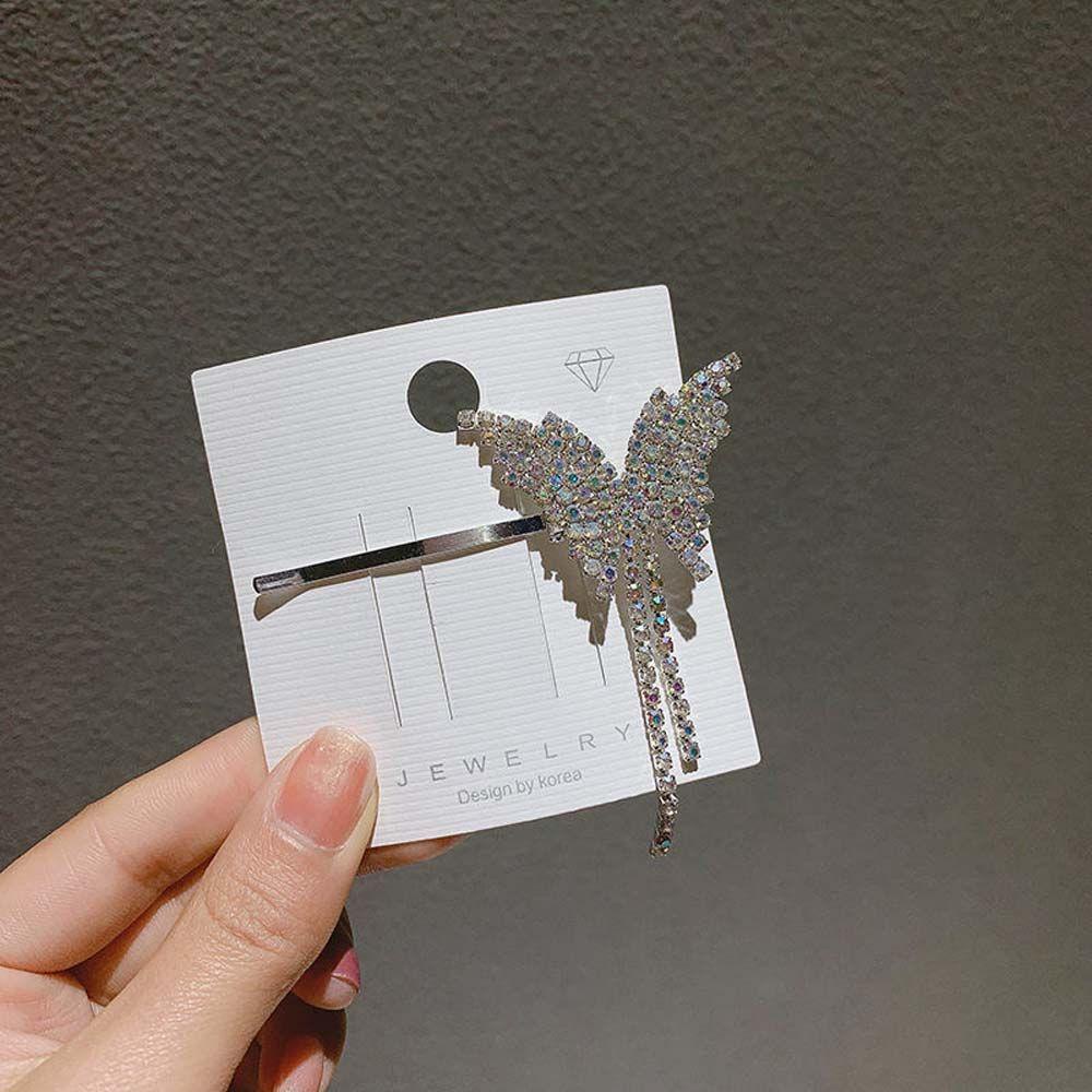 1 Kẹp Tóc Mái Hình Bướm Ngọt Ngào WMES15H Cho Nữ|Áo Kiểu Hàn Quốc Thiết Kế Trẻ Trung Cá Tính