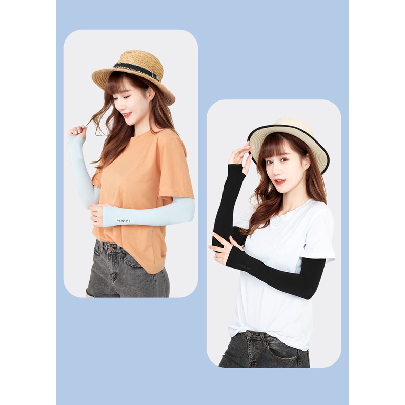 [GP3] Găng Tay Chống Nắng Xỏ Ngón Lets Slim Bao Tay Đi Phượt Siêu Mát Chống Tia UV, Chất Vải Dày Dặn, Co Dãn Tốt