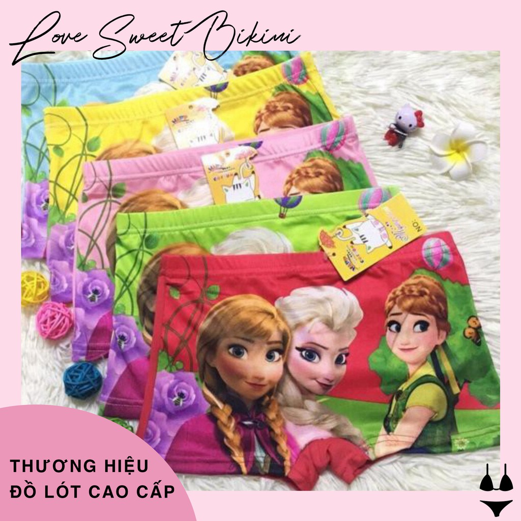 Quần lót đùi bé gái 3D công chúa Elsaz