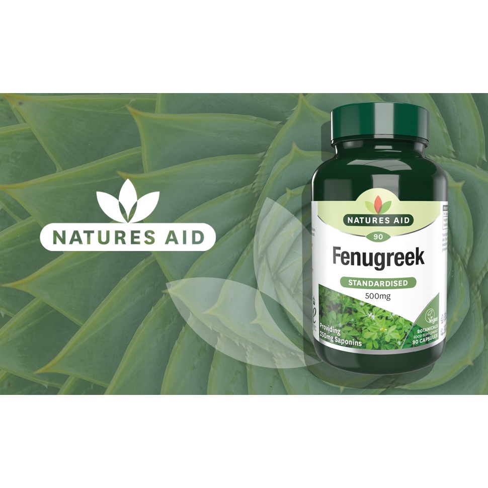 Viên uống lợi sữa cỏ cà ri Natures Aid Fenugreek, viên uống tăng cường dưỡng chất trong sữa cho mẹ - Monnie Kids