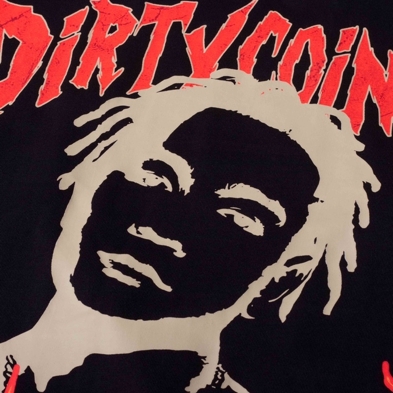 DirtyCoins x LilWuyn Print L/S T-Shirt - Black