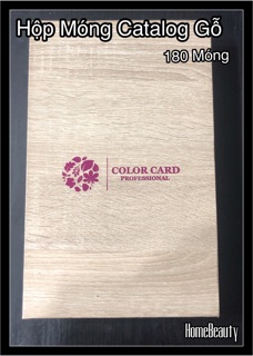 Sổ Móng Catalo Gỗ dùng làm bảng màu móng
