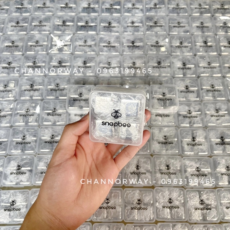 Đá Lạnh Vĩnh Cửu Inox 304 Cao Cấp Snapbee Hộp 4 Viên 🧊