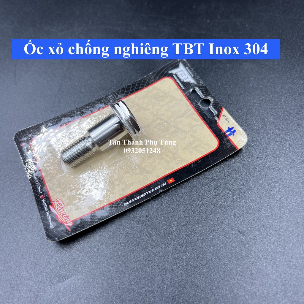 Ốc xỏ chống nghiêng Inox 304 TBT Honda, Yamaha
