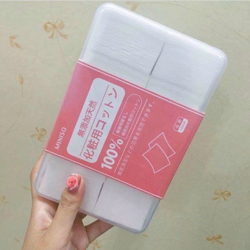 BÔNG TẨY TRANG MINISO 1000 MIẾNG