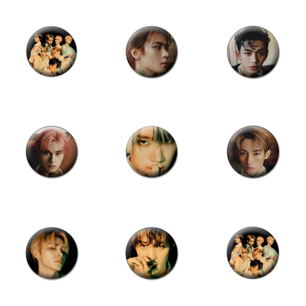 Huy hiệu cài áo IN HÌNH Kick back WayV NCT idol thần tượng kpop dễ thương quà tặng xinh xắn