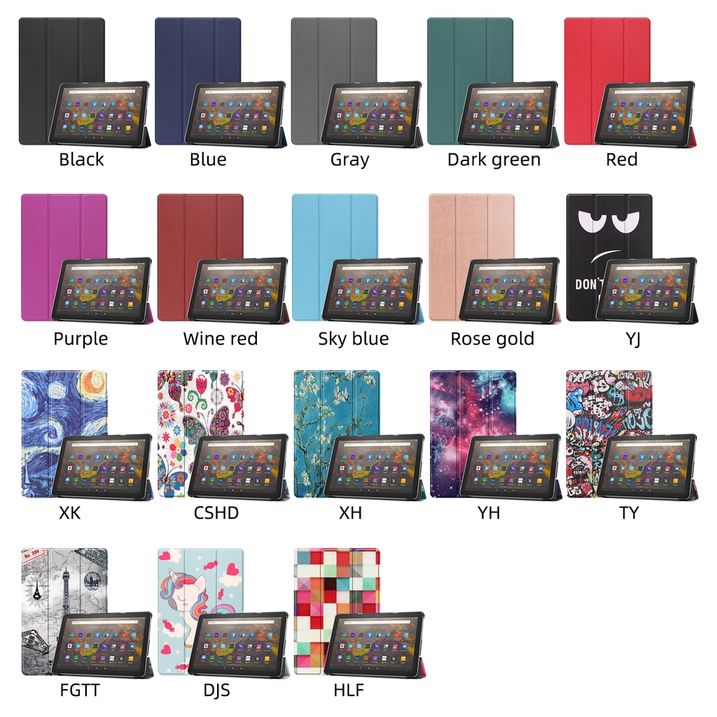 Ốp Lưng Da Pu Cho Amazon All-New Fire HD 10/10 Plus 11th Gen 2021 10.1&quot;