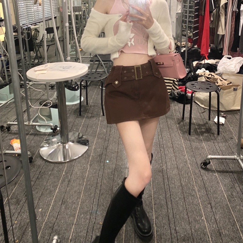 Chân Váy Denim Thời Trang Mùa Hè Quyến Rũ Cho Nữ