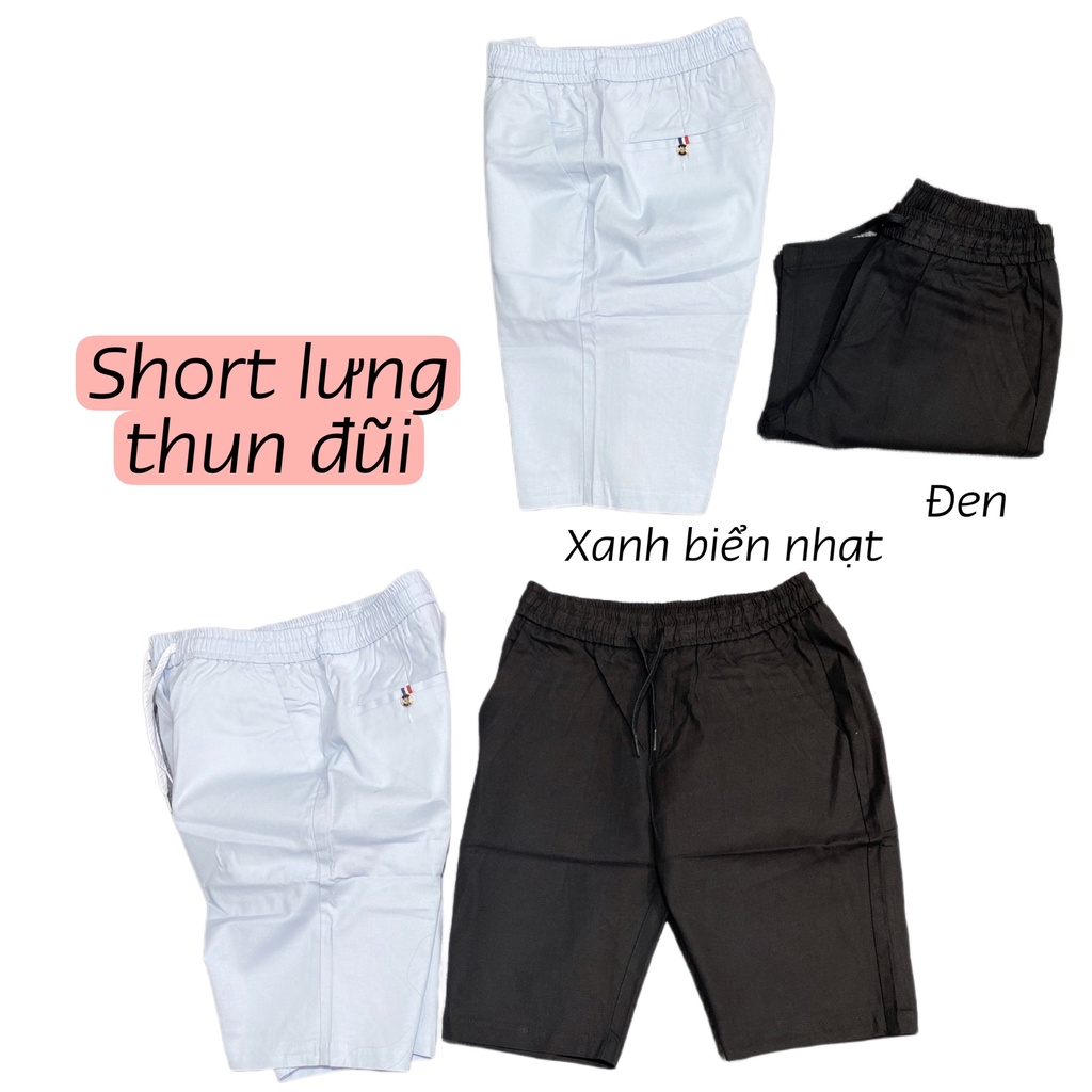 QUẦN SHORT LƯNG THUN ĐŨI