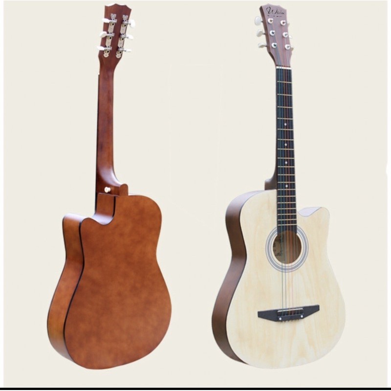 Đàn Guitar Acoustic GU06 Gỗ Anh Đào Dáng Khuyết - Hàng có sẵn