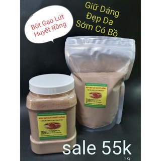 Sỉ & Lẻ Bột Gạo Lức Huyết Rồng Nguyên Chất, Giảm Cân, Giữ Dáng Đẹp, 1 ký
