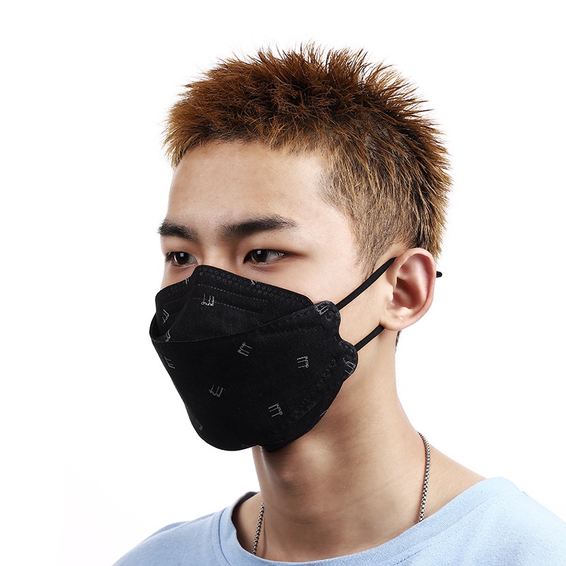 Khẩu Trang cotton 4d Dày 3 Lớp Chống Bụi Thoáng Khí Có Thể Tái Sử Dụng