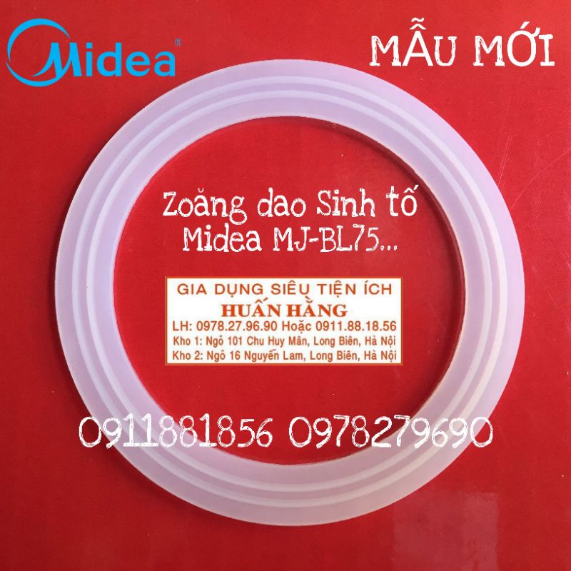 (MẪU MỚI CHÍNH HÃNG) ZOĂNG DAI XAY, RON CAO SU DAO XAY MÁY XAY MIDEA MJ BL75G