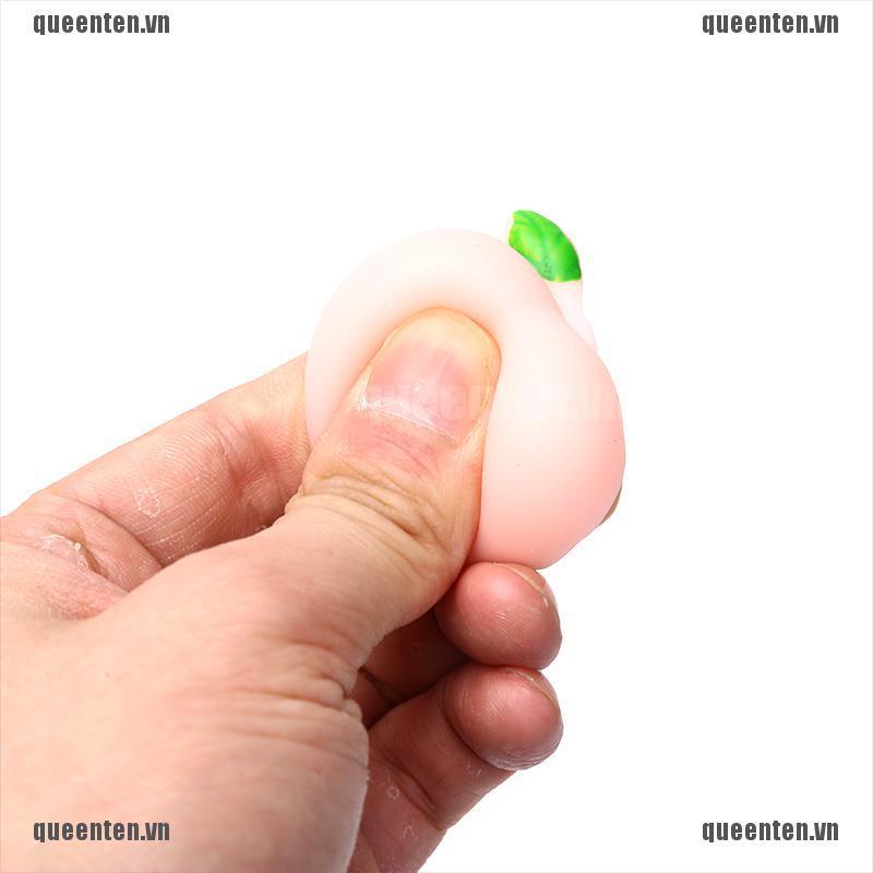 Soft Squishy Peaches Cream Scented Super Slow Rising Stress Relief Squeeze Toys QUVN